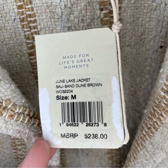 NWT New Faherty June Lake Jacket Size M - Picture 10 of 13